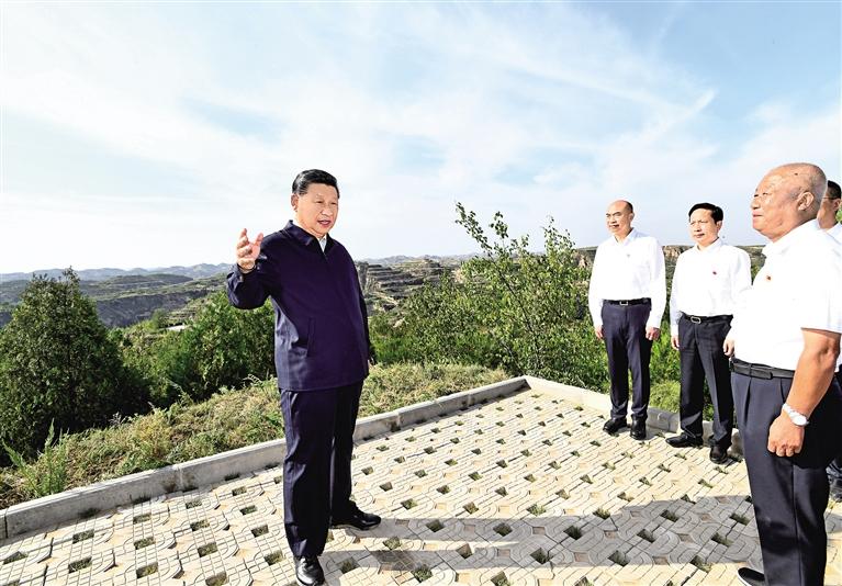 习近平总书记在陕西榆林考察