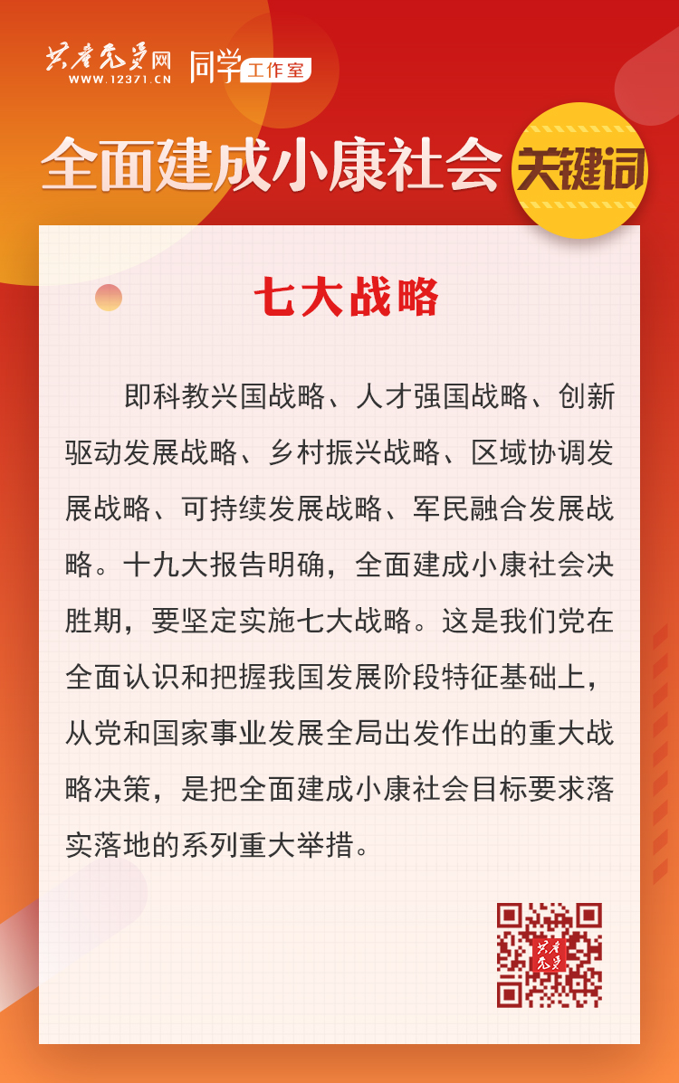 全面建成小康社会关键词