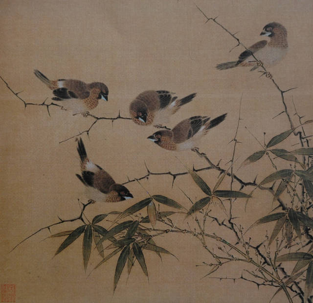 宋代折枝花鸟画构图程式剖析