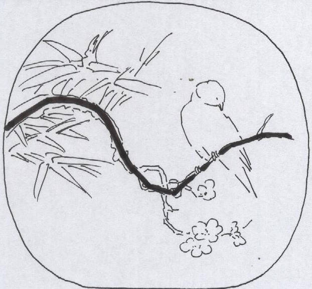 宋代折枝花鸟画构图程式剖析