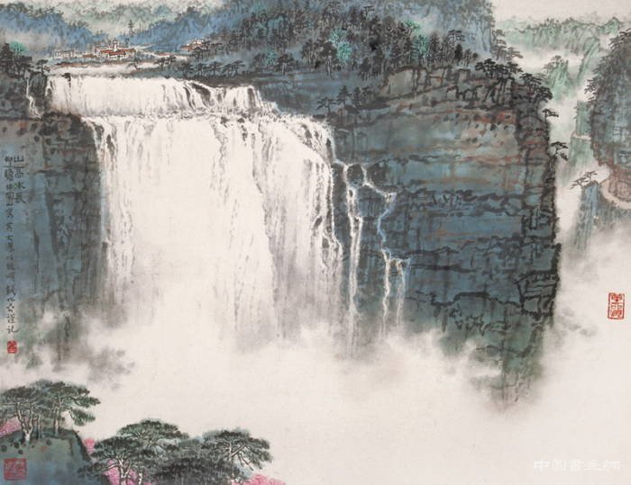当代国画大师钱松嵒作品欣赏
