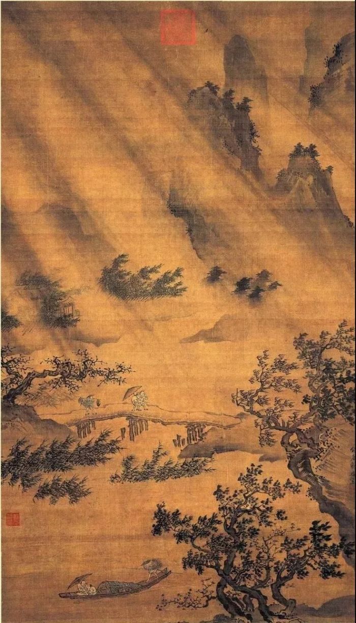 画作之中的风和雨