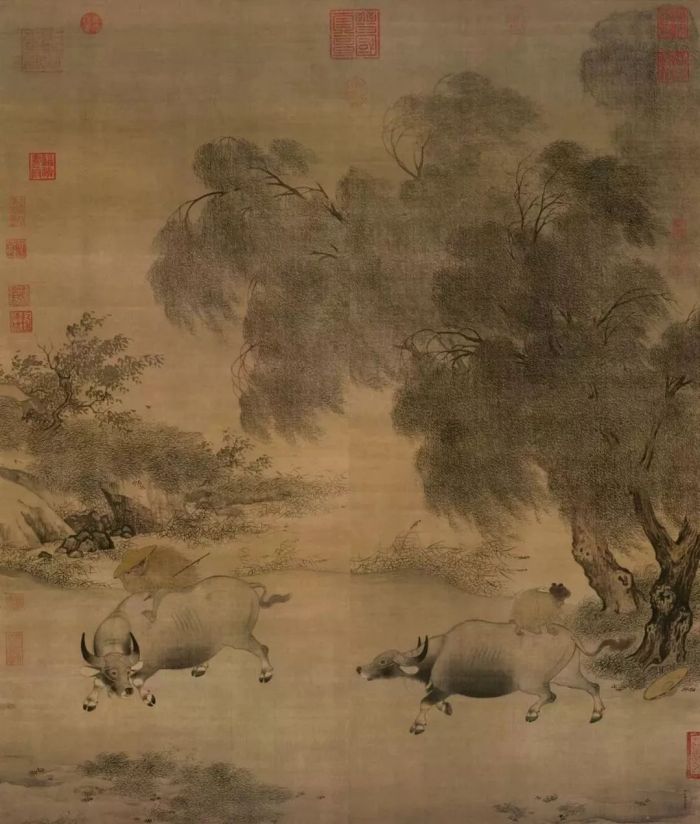 画作之中的风和雨