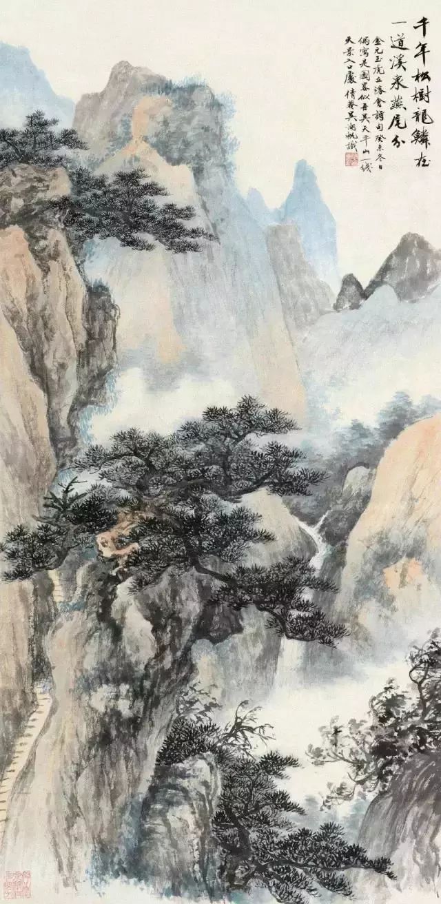 “民国画坛第一人”吴湖帆经典山水画