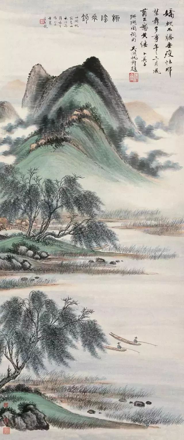 “民国画坛第一人”吴湖帆经典山水画