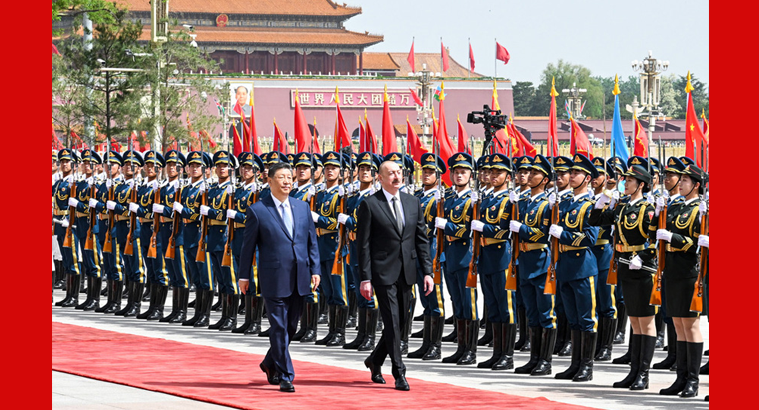 习近平同阿塞拜疆总统阿利耶夫会谈