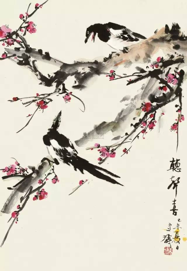 王雪涛梅花,那么美!