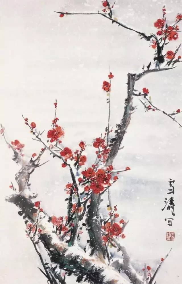 王雪涛梅花,那么美!