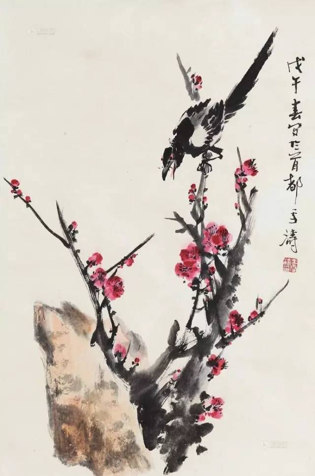 王雪涛梅花,那么美!