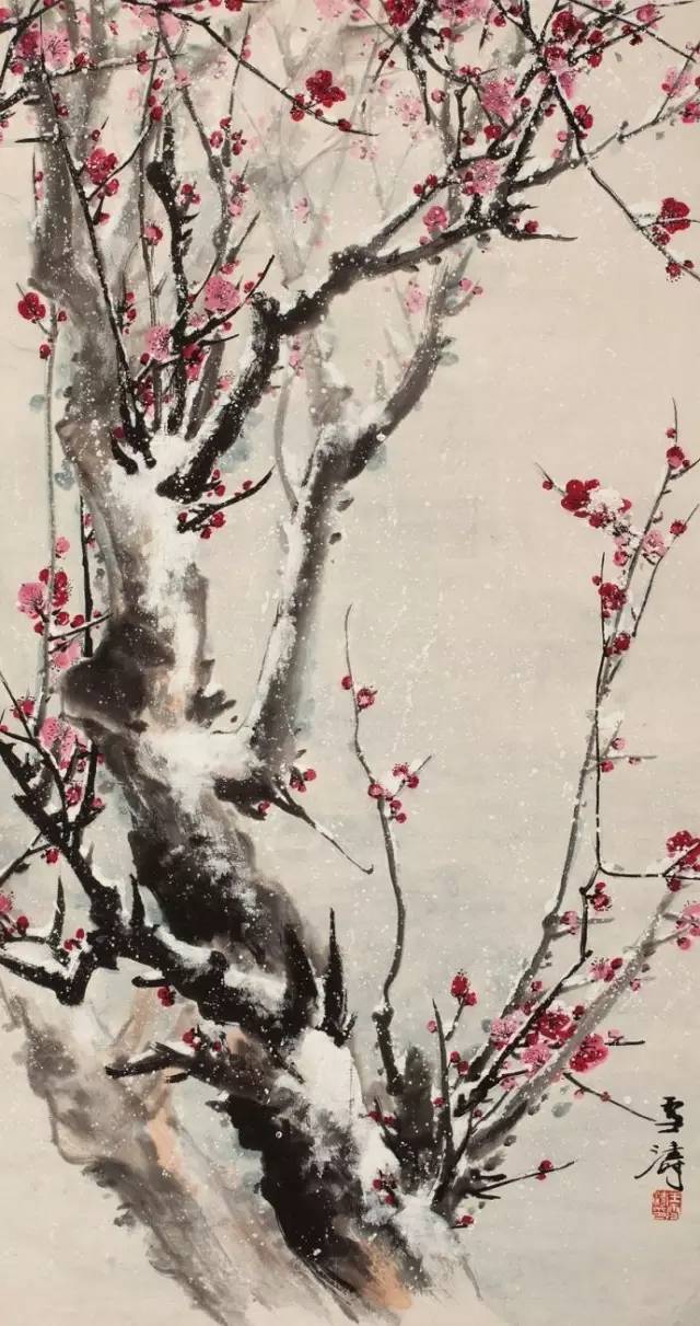 王雪涛梅花,那么美!
