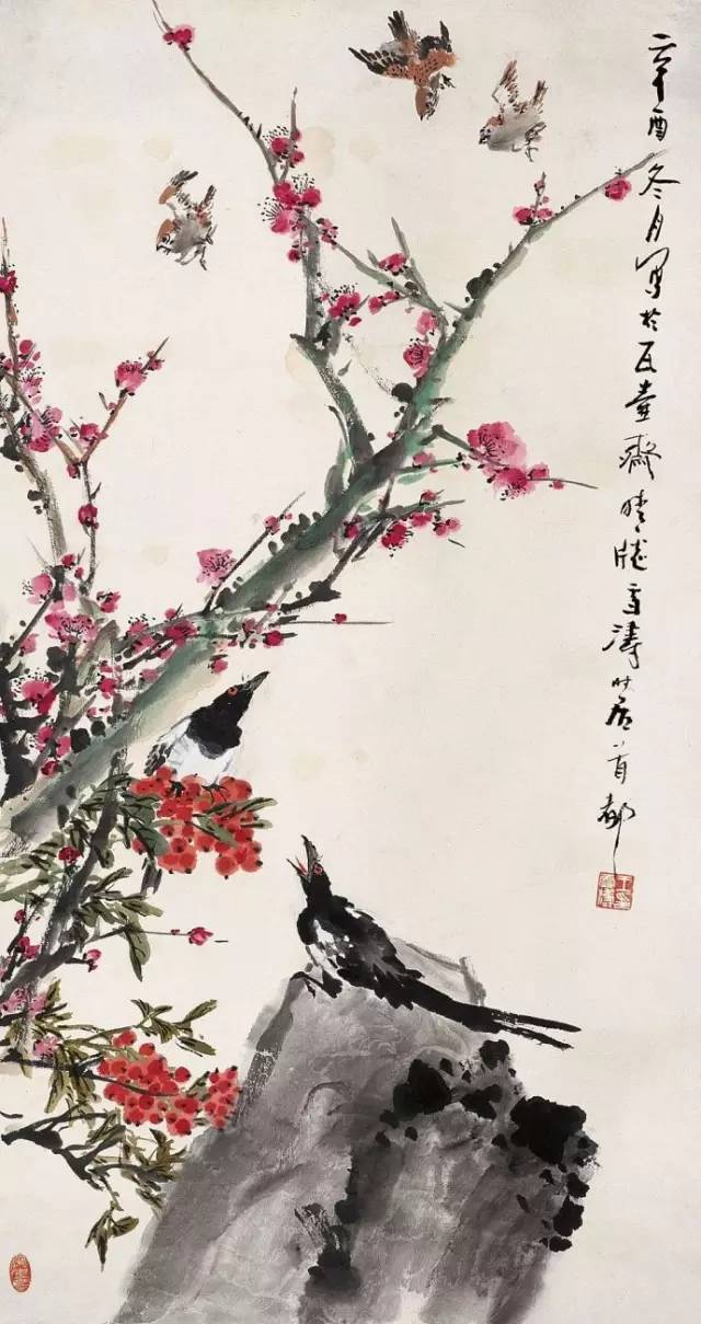 王雪涛梅花,那么美!