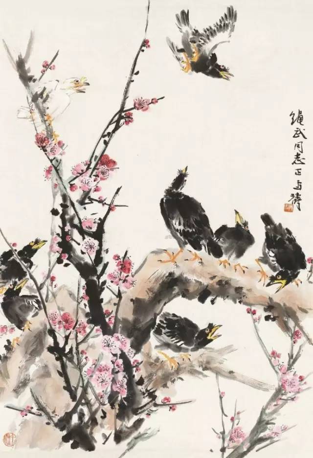 王雪涛梅花,那么美!