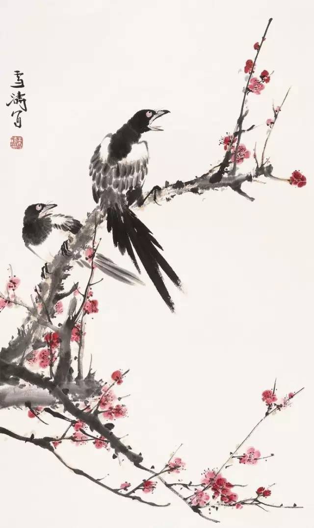 王雪涛梅花,那么美!